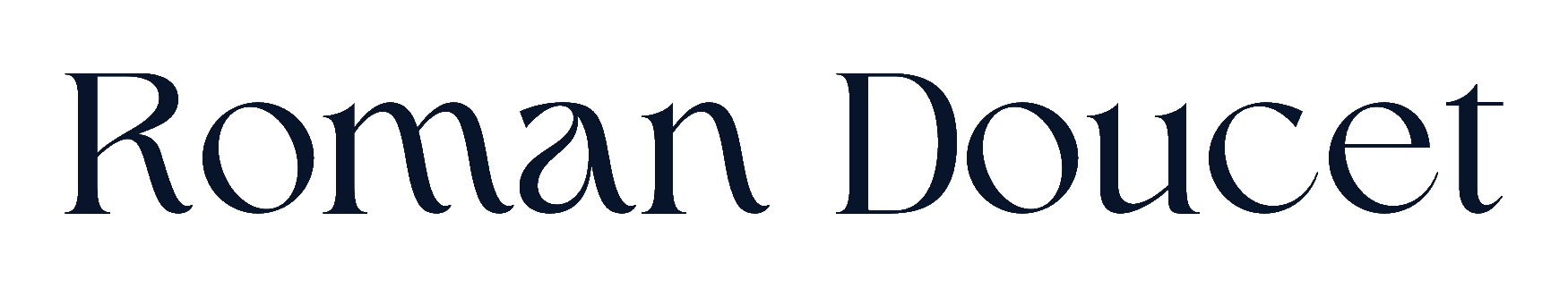 Logo Roman Doucet bleu